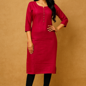 elegant in fuchsia a poised portrait